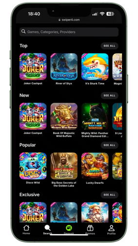swiper casino Gameplay